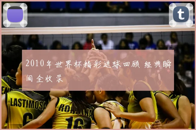 2010年世界杯精彩进球回顾 经典瞬间全收录